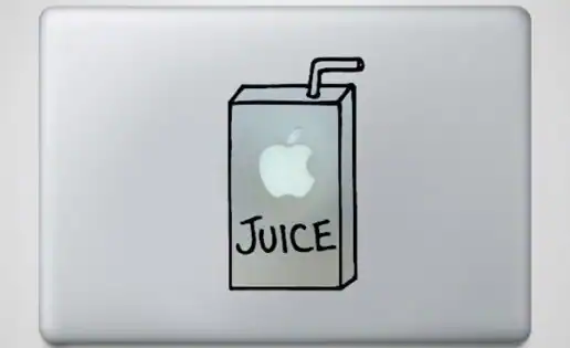 Apple y las pegatinas para Macbook.