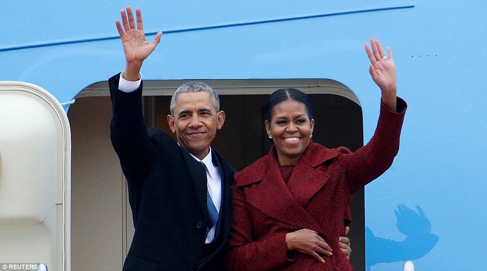 Los Obama en Palm Springs