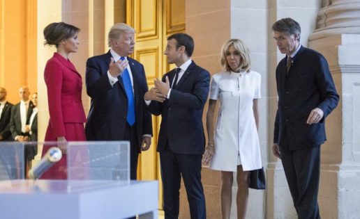 Melania y la indiscreción de Trump con Brigitte