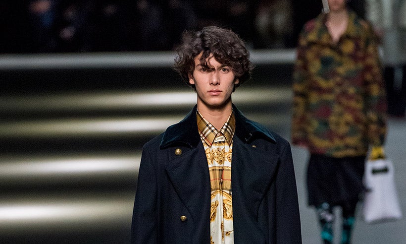 Nicolás de Dinamarca, desfila para Burberry