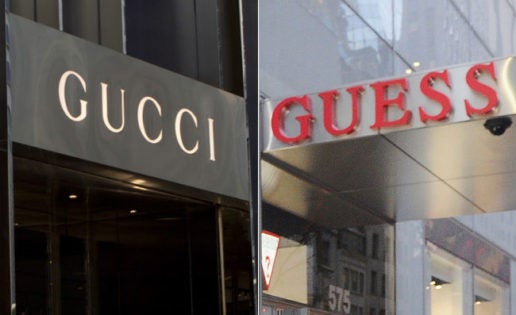 Gucci y Guess: fin de conflicto