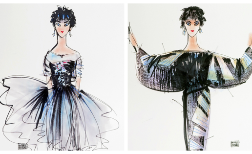 Michael Vollbracht y sus dibujos de moda