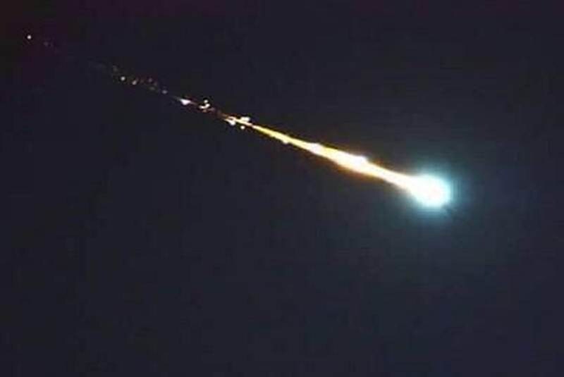 Graban la caída de un meteorito en Suiza