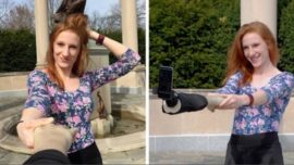 El brazo selfie, el nuevo invento para hacerse autofotos