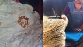 Mujer asegura ver la cara de Cristo en una tortilla