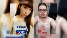 Vestirse con bolsas de plástico: la nueva moda en Taiwán