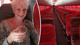 La mujer que viajó en un avión con 189 asientos…para ella sola