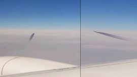 Pasajeros de un avión graban supuesto ovni sobre el mar Egeo