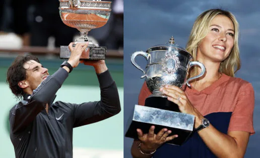 Rafa Nadal y Maria Sharapova, campeones de Roland Garros 2014