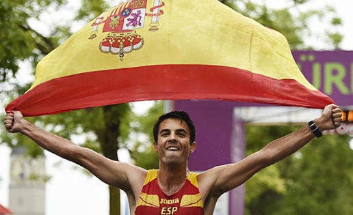 Medalla de oro en marcha para Miguel Ángel López