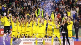Jaén Paraíso Interior, campeón de la Copa de España de fútbol sala