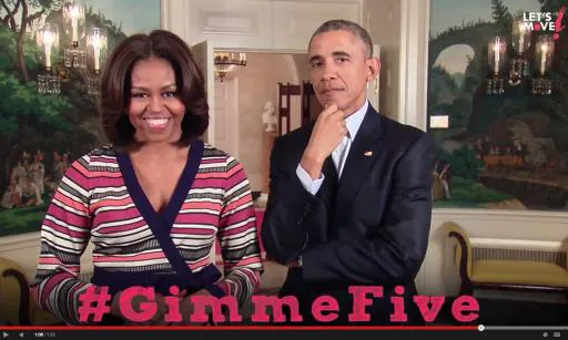 #GimmeFive – Michelle Obama te pone en forma