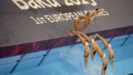 El equipo español de natación sincronizada nunca falla a la cita de las medallas