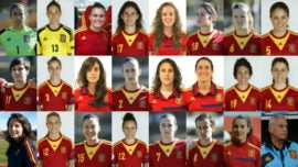 España-Costa Rica. Mundial de fútbol femenino 2.015