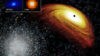 Detectan un agujero negro supermasivo «fuera de control»