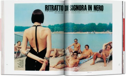 La página impresa de Helmut Newton
