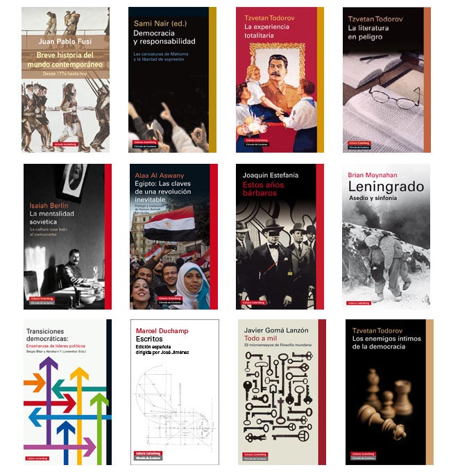 200 títulos de ensayo en Galaxia Gutenberg