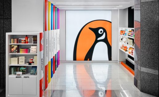 Original diseño de la tienda Penguin Books