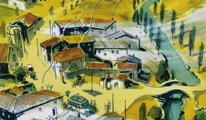 Un solar que podría ser de Berlanga