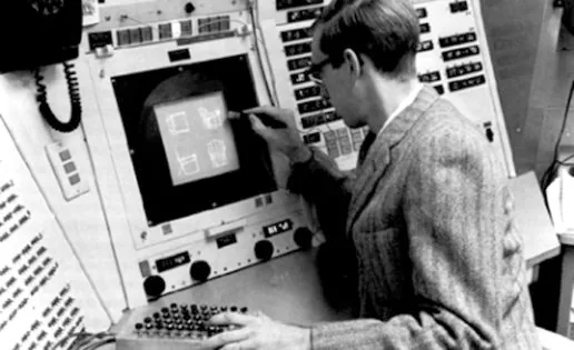 El primer editor gráfico interactivo es de 1963