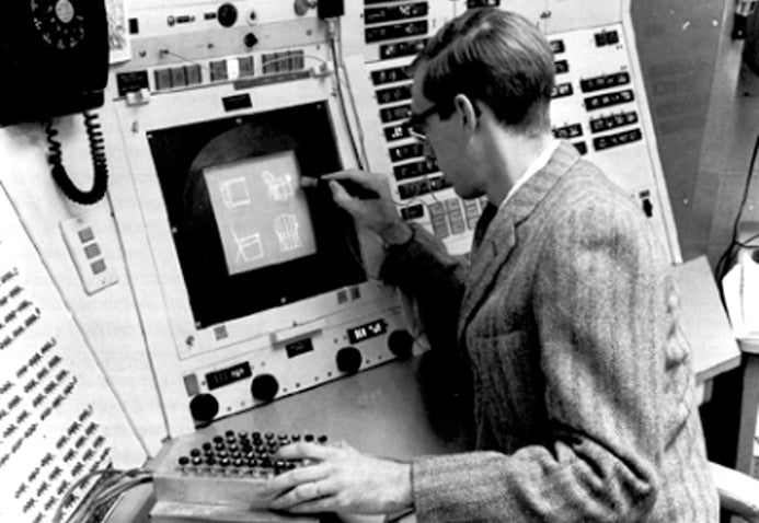 El primer editor gráfico interactivo es de 1963