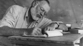 Ernest Hemingway y la escritura