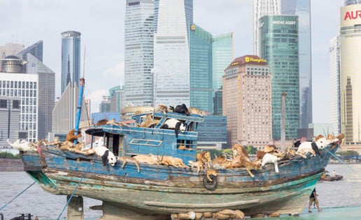 Cai Guo-Qiang. “The Ninth Wave” Shanghai.