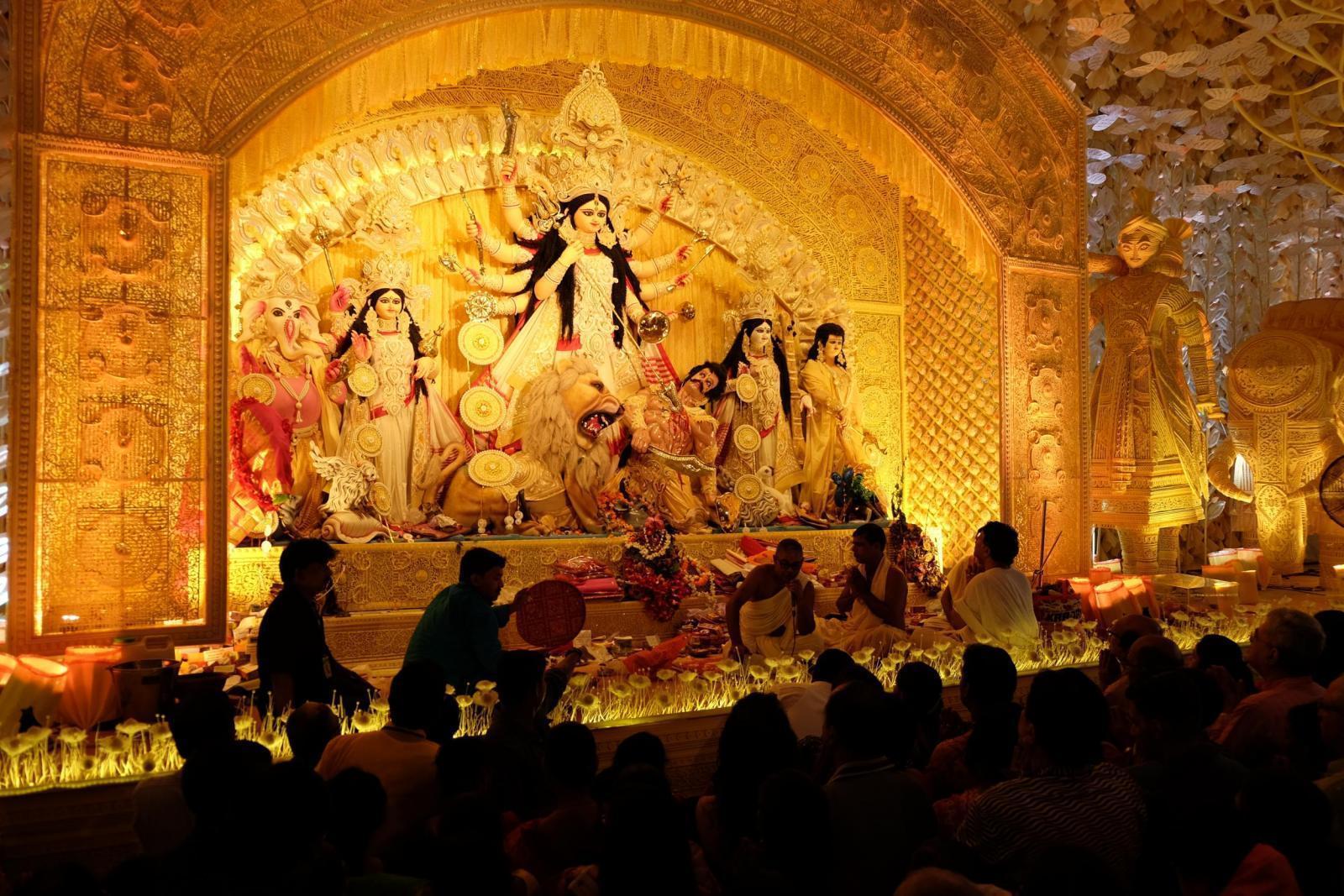 El Durga Puya de Calcuta, declarado Patrimonio de la Humanidad