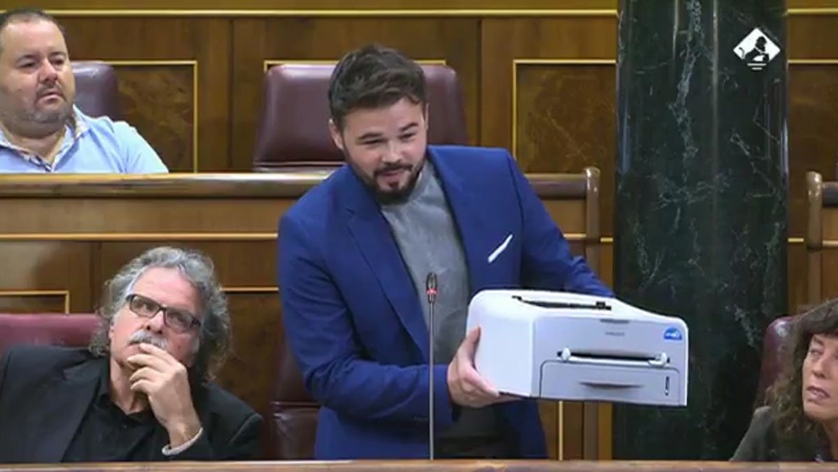 La impresora republicana de Rufián