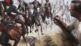 Augusto Ferrer-Dalmau, Segunda jornada con el pintor de batallas