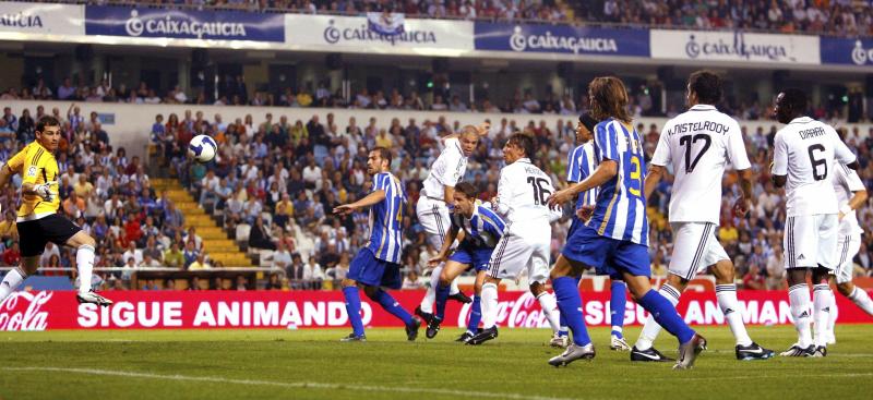 Tres veces empezó la Liga el Real Madrid en Riazor y nunca ganó