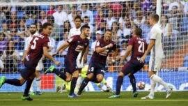 El Eibar empató 1-1 el año pasado en el Bernabéu