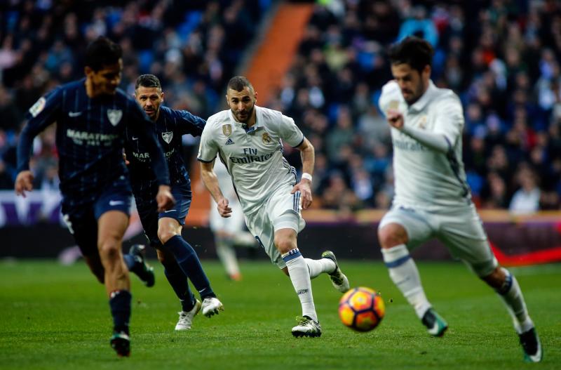 El Málaga lleva unos años siendo un duro rival en el Bernabéu