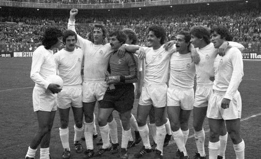 El alirón en 1978 del Real Madrid en el Bernabéu contra el Cádiz