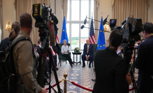 “La OTAN es lo mismo que la UE”, Trump