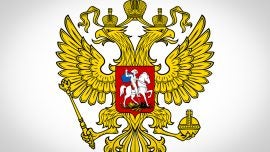 Rusia, águila bicéfala con alas extendidas