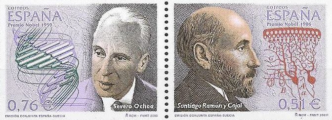 Cajal y Ochoa, unidos por el cerebro