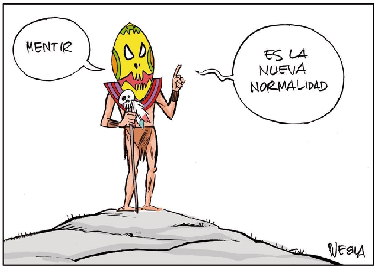 El chamán y la mentira