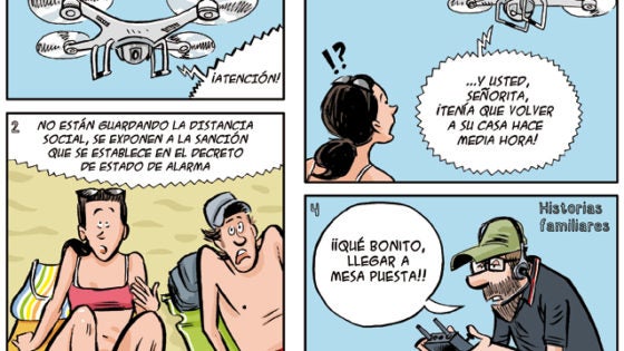 Drones de vigilancia en las playas