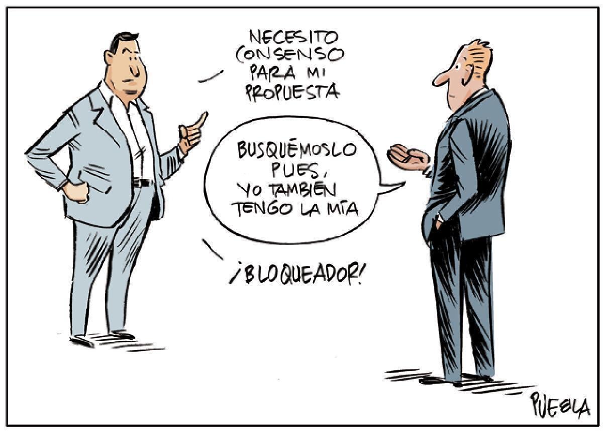 Disentir es bloquear (Neolenguaje)