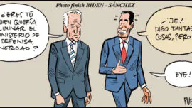 Photo finish Biden – Sánchez