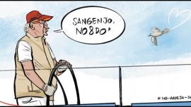 Don Juan Carlos en Sangenjo