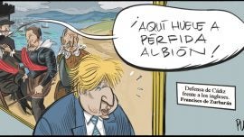 Boris Johnson en el Museo del Prado