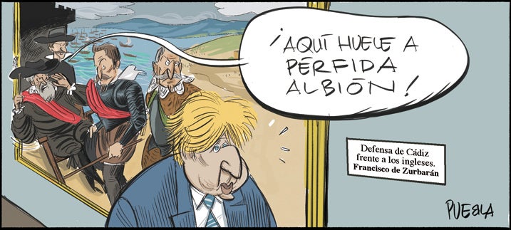 Boris Johnson en el Museo del Prado