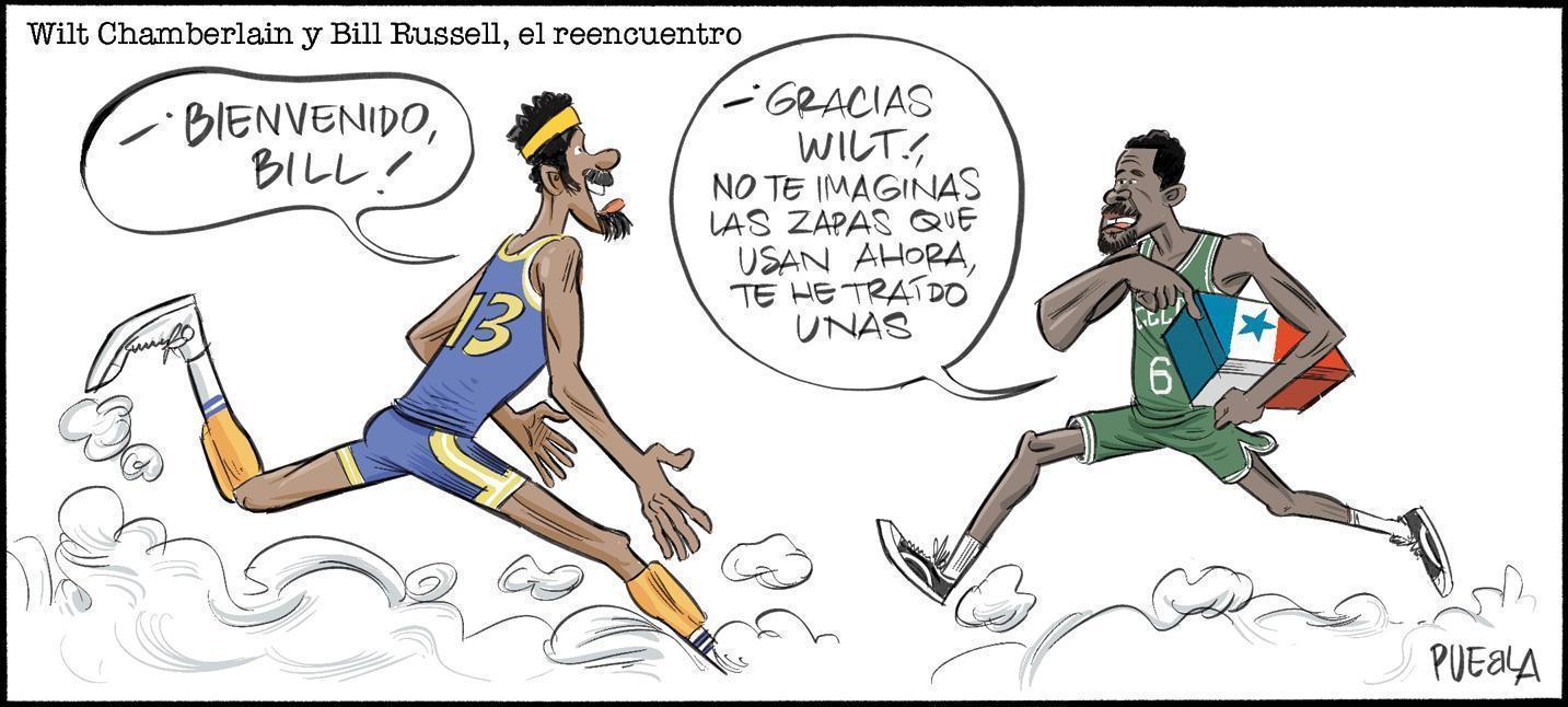 Bill Russell y Wilt Chamberlain, el reencuentro