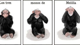 Los tres monos de Melilla