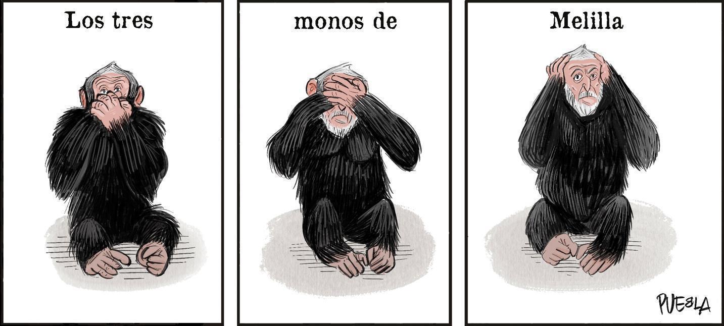 Los tres monos de Melilla