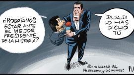 Sánchez y sus muñecos