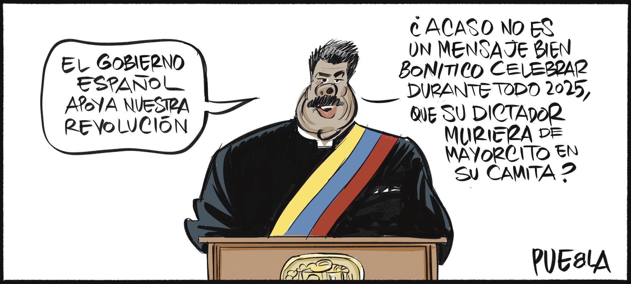 Maduro se siente apoyado por España