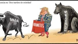 Economía en ‘Dos tardes de soledad’. Trump